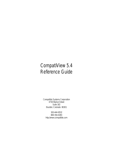 Compatible Systems Reference Guides
