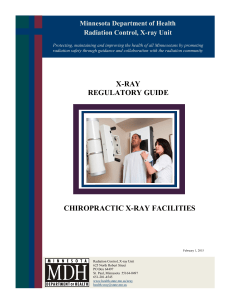 Chiropractic Regulatory Guide (PDF: 1.60MB/61pages)