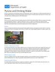 Information Sheet: Pyrene in Drinking Water (PDF)