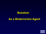 Botulism Clinical Presentation (PowerPoint: 618KB/24 slides)