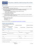 Individual Asbestos Certification Application (PDF: 170KB/ 2 pages)