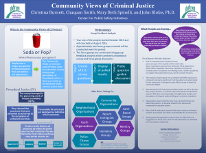 Community Views on Criminal Justice:  Chaquan Smith, Christina Burnett, Mary Beth Spinelli