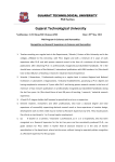Guidelines/Application form for Recognition as GTU PhD Research Supervisor (Humanities and Sciences)