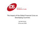 Presentation: The Impact of the Financial Crisis on Developing Countries [PDF 378.36KB]