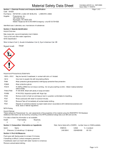 Material Safety Datasheet 18162D (PDF)
