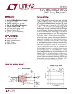 LT1506 LinTech, buck reg, int sw 4.5A, adj or +3.3V.pdf