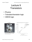 9: Transistors