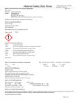 Material Safety Datasheet 00210 (PDF)