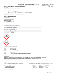Material Safety Datasheet 02255 (PDF)