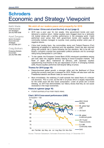 Economic and Strategy Viewpoint - January 2016