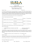 Family Educational Rights and Privacy Act (FERPA) Student Release Form