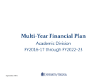 Multi-Year Financial Plan