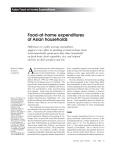 Food-at-home expenditures of Asian households