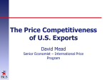 The Price Competitiveness of U.S. Exports: An Update