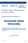 Savannah State University Brochure-UnitedHealthcare