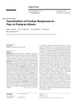 Sensitization of cardiac responses to pain in preterm infants