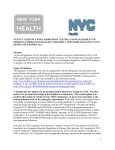 NYS/NYC Guidance for Laboratory Testing and Management of Persons-Under-Investigations, for Ebola Virus Disease (EVD) in Non-Designated Hospitals