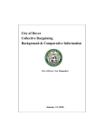 2010 Collective Bargaining and Comparative Information