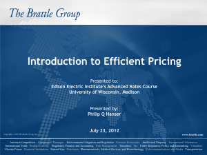 Introduction to Efficient Pricing