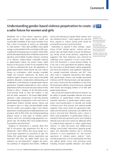 Decker, M; Miller, E; Illangasekare, S; Silverman, J. Understanding gender-based violence perpetration to create a safer future for women and girls. The Lancet Global Health. 2013