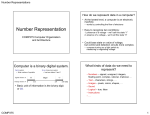 Integer representation