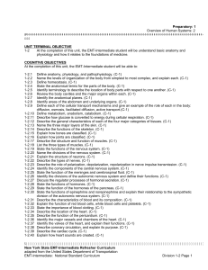 Module 1 Lesson 2: Overview of Human Systems