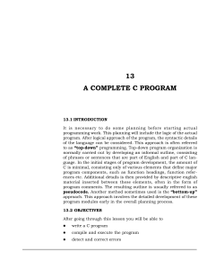 Lesson-13 A complete C Program (69 KB)