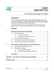AN437, RC snubber circuit design for TRIACs.pdf