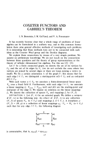 Coxeter functors and Gabriel's theorem
