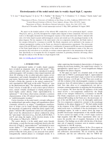 Electrodynamics of the nodal metal state in weakly doped high-