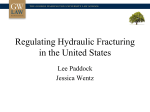Legal aspects of the United States’ leadership of the development of hydraulic fracturing for the extraction of shale gas. Federal regulation. Differing approaches to fracking in New York and Pennsylvania in respect to the Marcellus shale