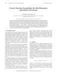 Green's function formulation for third-harmonic generation microscopy