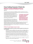 Cross Cutting Consumer Criteria for Patient-Centered Medical Homes