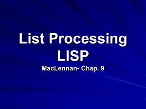 Maclennan-chap9-Lisp.ppt