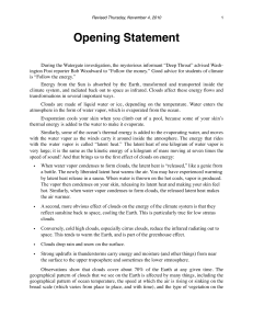 opening statement