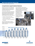 Application Data: Comprehensive Liquid Analytical Solutions for Bottled Water Industry