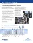 Application Data: Comprehensive Liquid Analytical Solutions for Bottled Water Industry - Europe