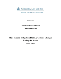 Climate Change and Hazard Mitigation Planning