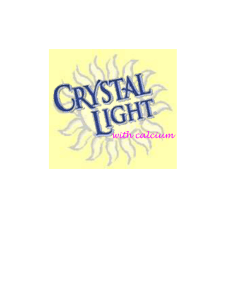 Crystal Light has been meeting the refreshment needs of women for