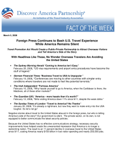 Foreign Press Continues to Bash U.S. Travel Experience While