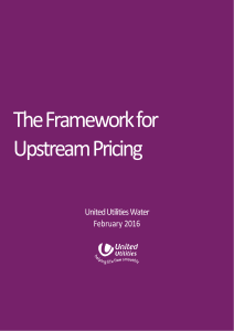 The Framework for Upstream Pricing