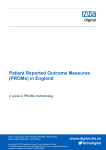 Provisional Monthly Patient Reported Outcome Measures (PROMs