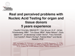Real and perceived problems with Nucleic Acid