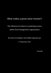 What makes a great value investor?