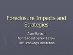 Foreclosures: Impacts and Strategies