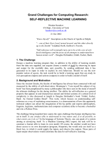 SELF-REFLECTIVE MACHINE LEARNING