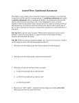 Control Flow: Conditional Statements