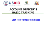 Cash Flow Review Techniques - RBAP-MABS