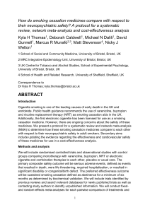 How do smoking cessation medicines compare with respect to their