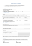 Notes for Land Transfer Tax Statement